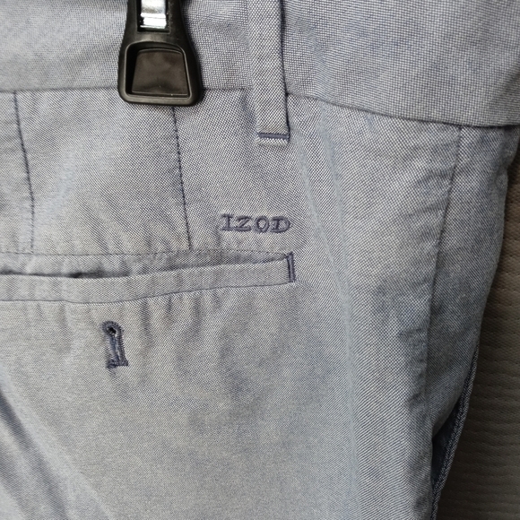 Izod men's khaki chino shorts sz 36"× 9". . 49pm - Picture 5 of 7